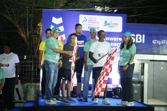 5500 runners participated in the 13th edition of the Hexaware Dream Runners Half Marathon