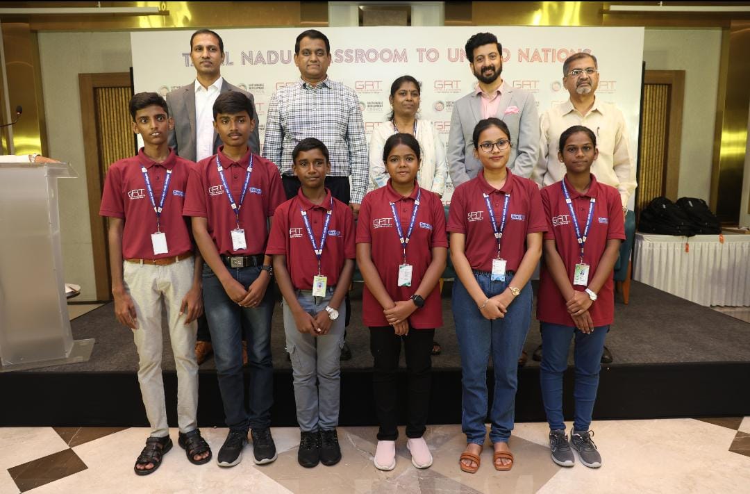 Tamil Nadu Govt School Students to Represent India at UN – Supported by GRT Hotels