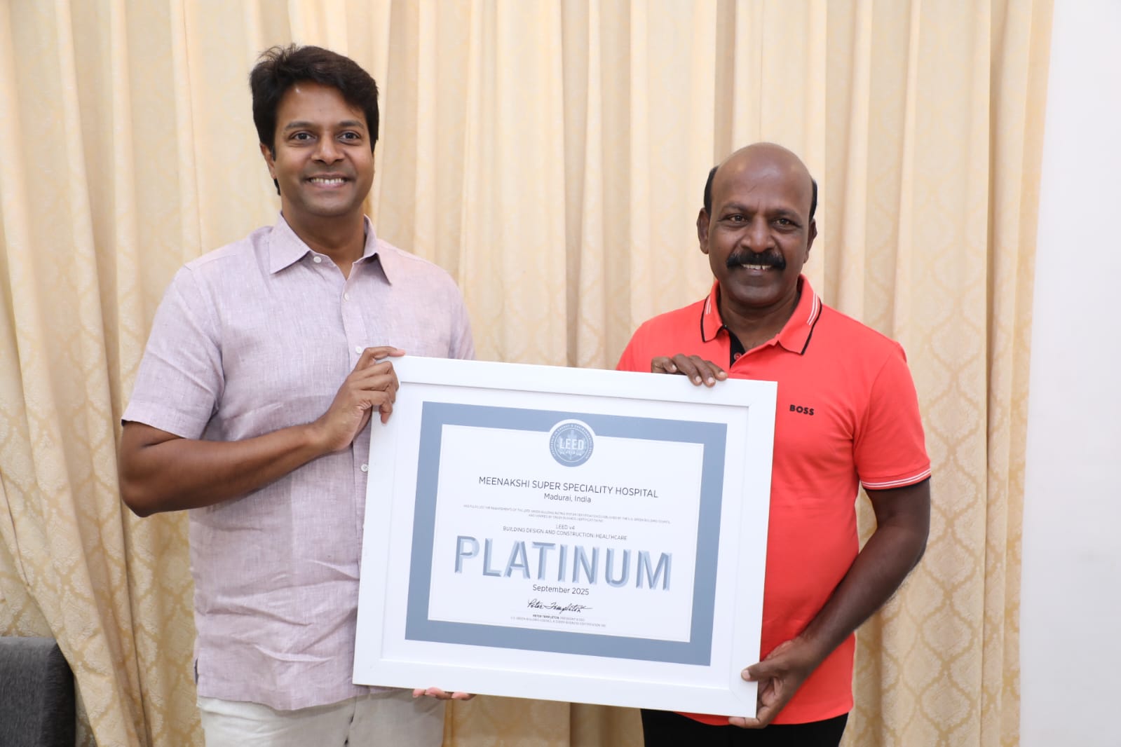Meenakshi Super Speciality Hospital Sets Benchmark with India’s First LEED Platinum Certification