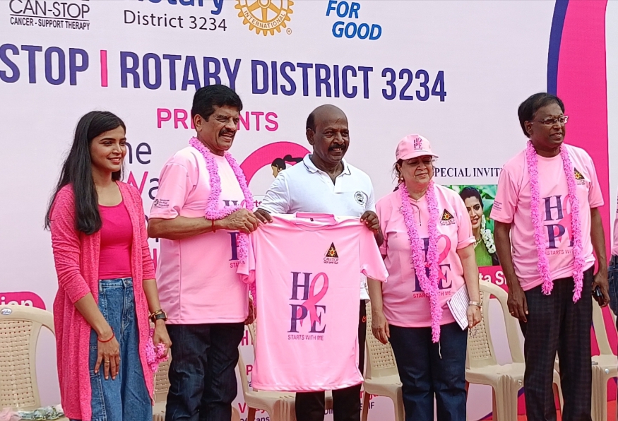 “ONE WALK ONE HOPE” – Breast Cancer Awareness Walkathon 2025 | Organized by CAN-STOP & Rotary District 3234
