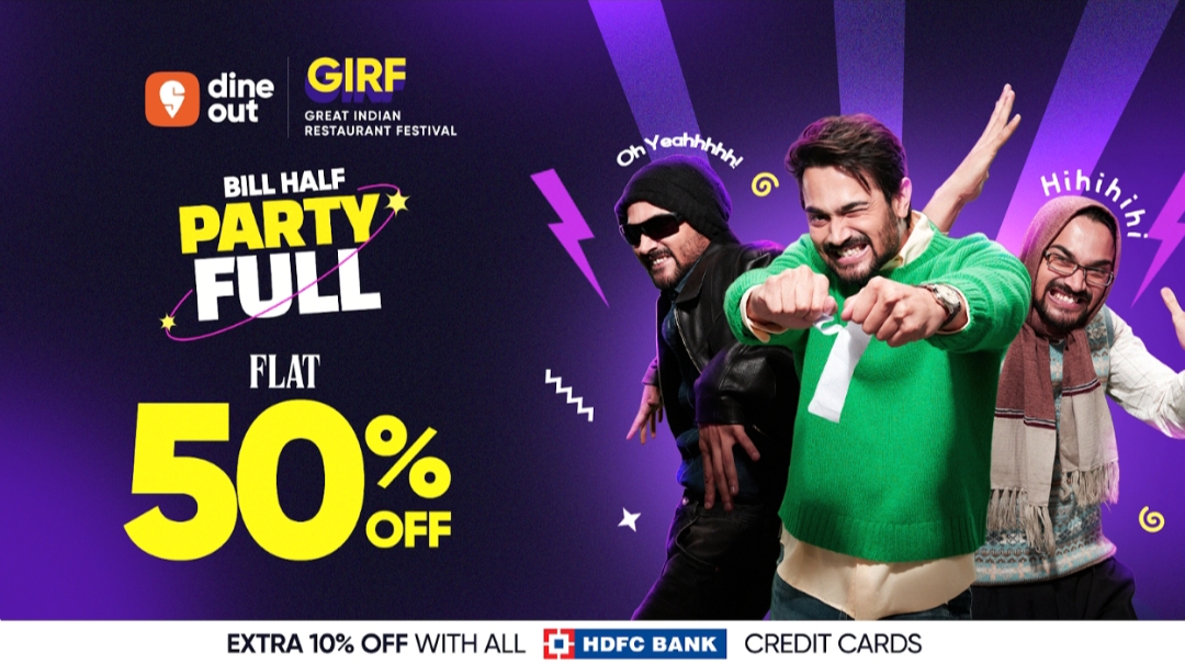 Swiggy Dineout Onboards Bhuvan Bam as GIRF 2026 Ambassador; Brings BB Ki Vines Characters to Life with ‘Bill Half. Party Full