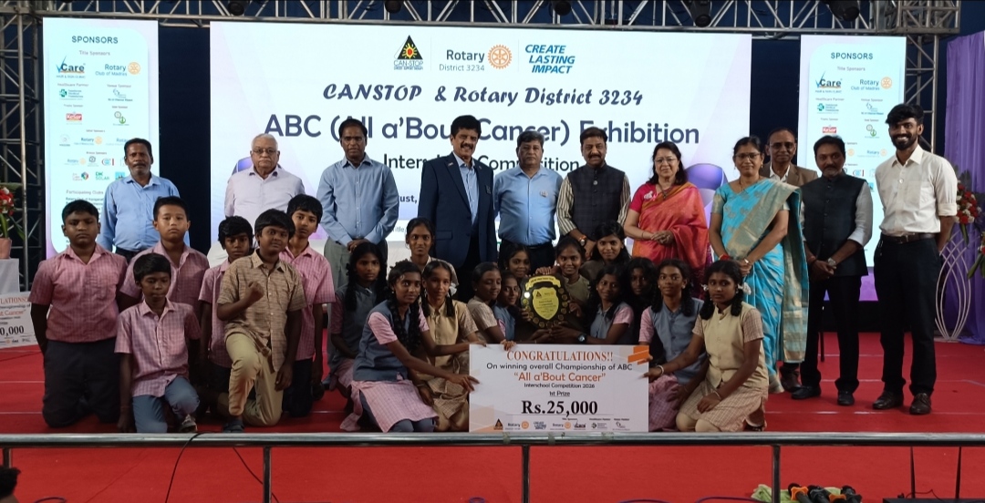 CAN-STOP, in Association with Rotary District 3234, Crowns Champions at 15th ABC ‘All a’Bout Cancer’ Exhibition 2026